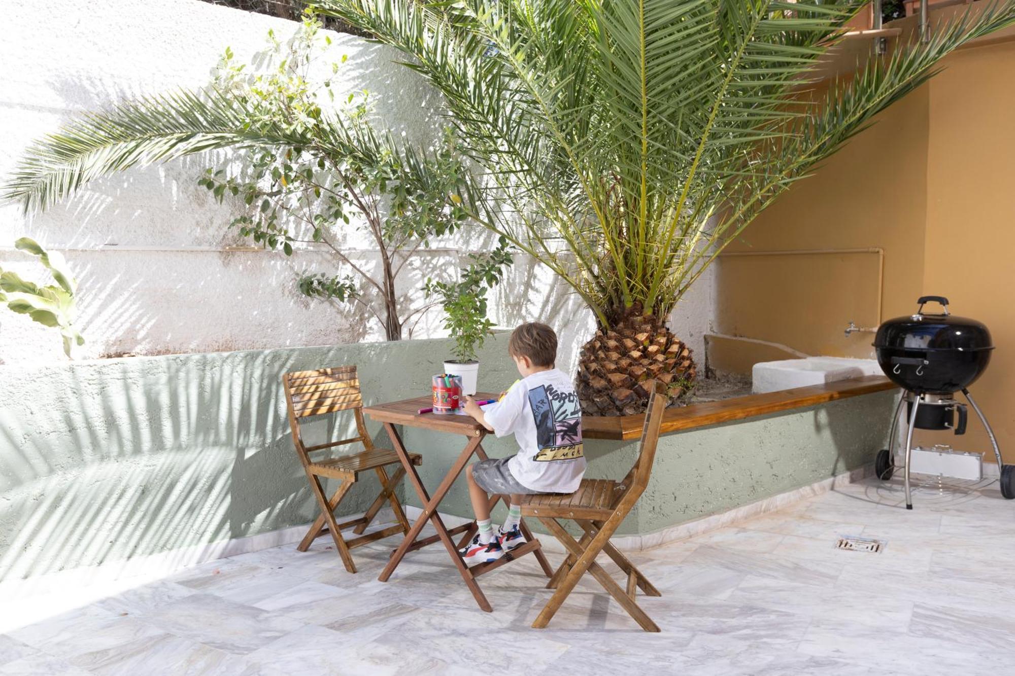 Oelia Rooms & Apartments Agia Marina  Esterno foto